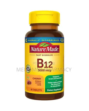 Vitamin B12 3000 MCG Sublingual Tablets – Energy Metabolism Support