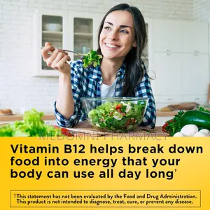 Vitamin B12 3000 MCG Sublingual Tablets – Energy Metabolism Support