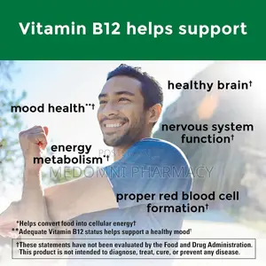 Vitamin B12 3000 MCG Sublingual Tablets – Energy Metabolism Support