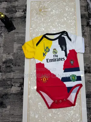 Ronaldo All Clubs Baby Toddlers Bodysuit Jersey