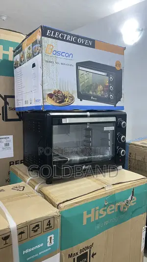 Boscon 45l Electric Oven – Powerful Baking Roasting Oven