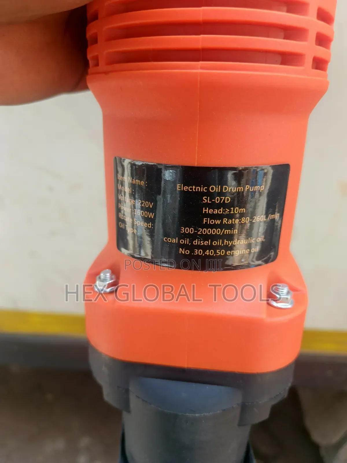 Electric Oil Drum Pump
