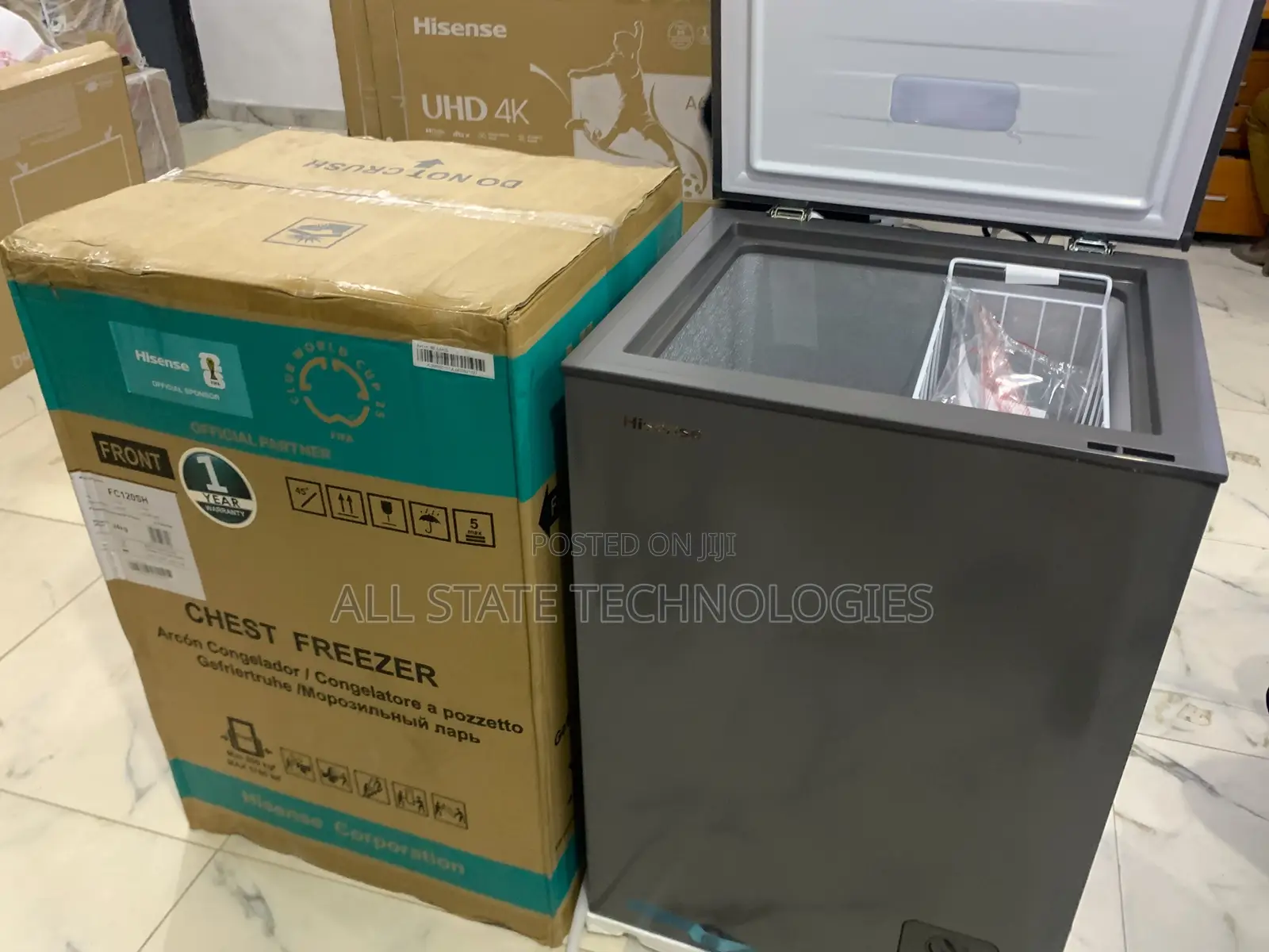 Compact Size Hisense Fc120sh Chest Freezer