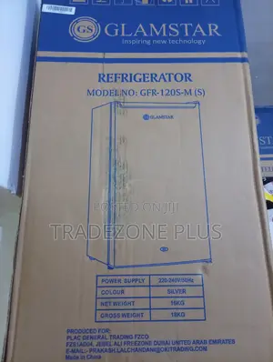 Glamstar 90l Double Door Refrigerator – Sleek Modern Design