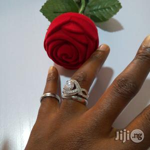 Vera Zircon Micro Paved Silver Wedding Engagement Ring