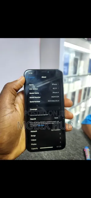 Apple iPhone X 64 GB Black