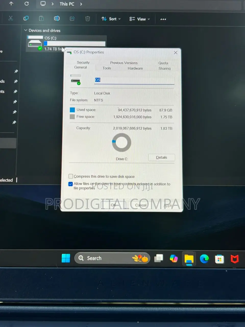 Laptop Dell Alienware 16X Aurora 32GB Intel Core Ultra 9 SSD 2T