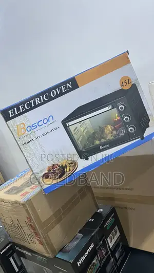 Boscon 45l Electric Oven – Reliable Home Baking Appliance