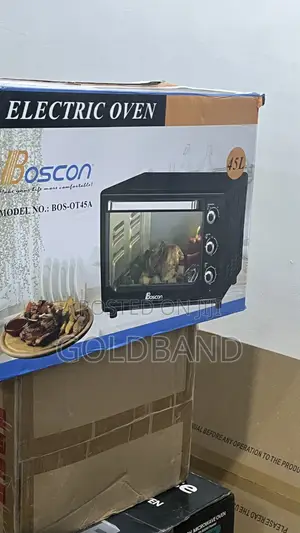 Boscon 45l Electric Oven – Large Capacity, Compact Design