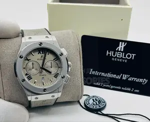 Hublot Leather Watch