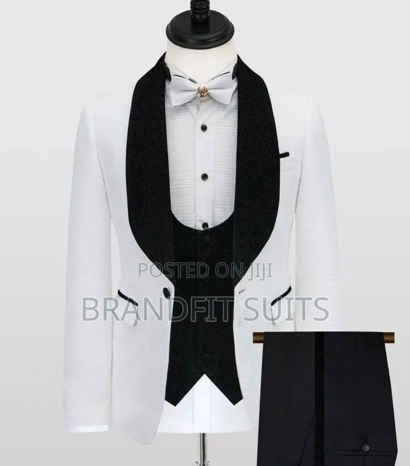 Luxury Jacquard Double Breasted Tuxedo