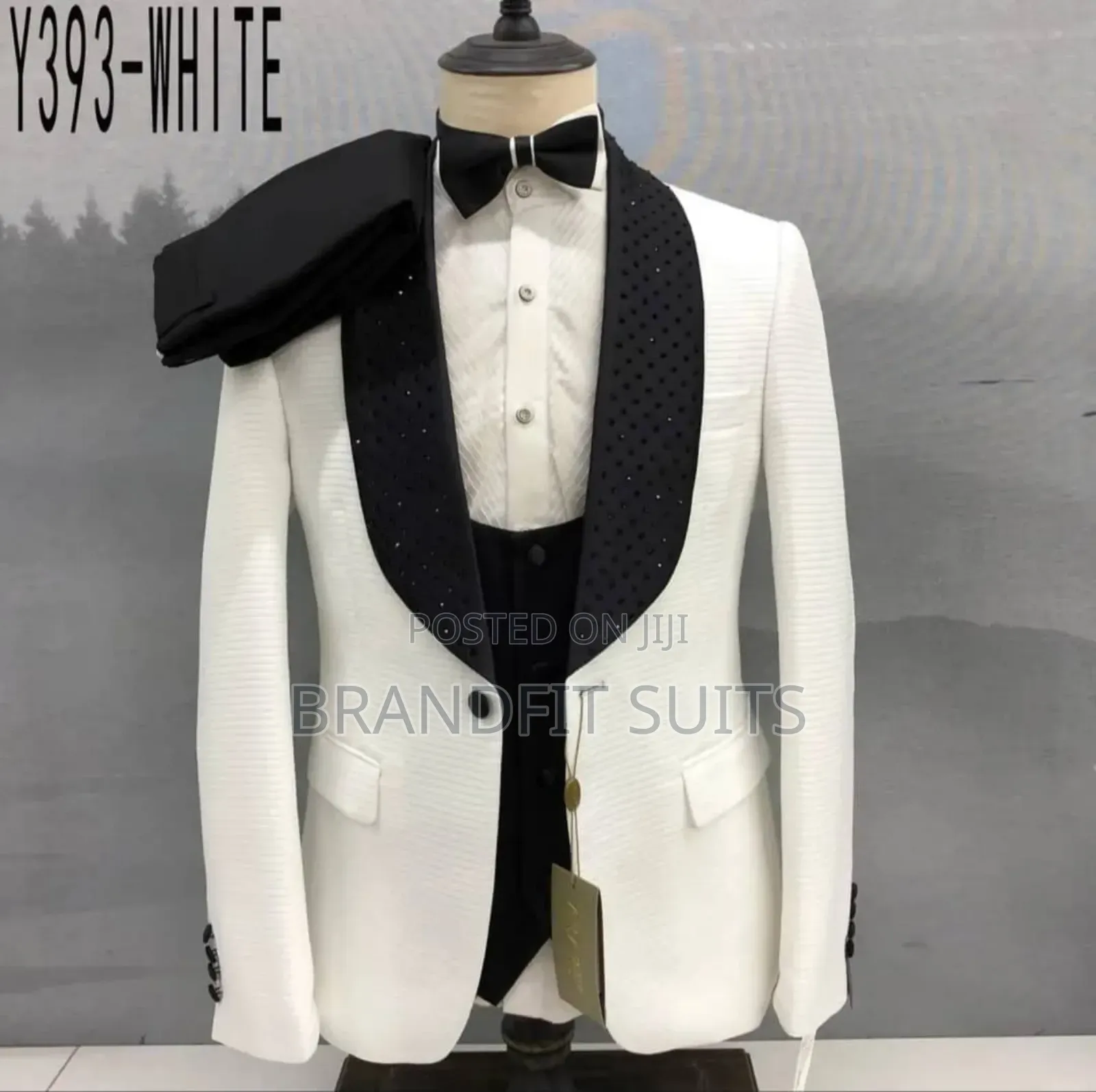 Luxury Jacquard Double Breasted Tuxedo