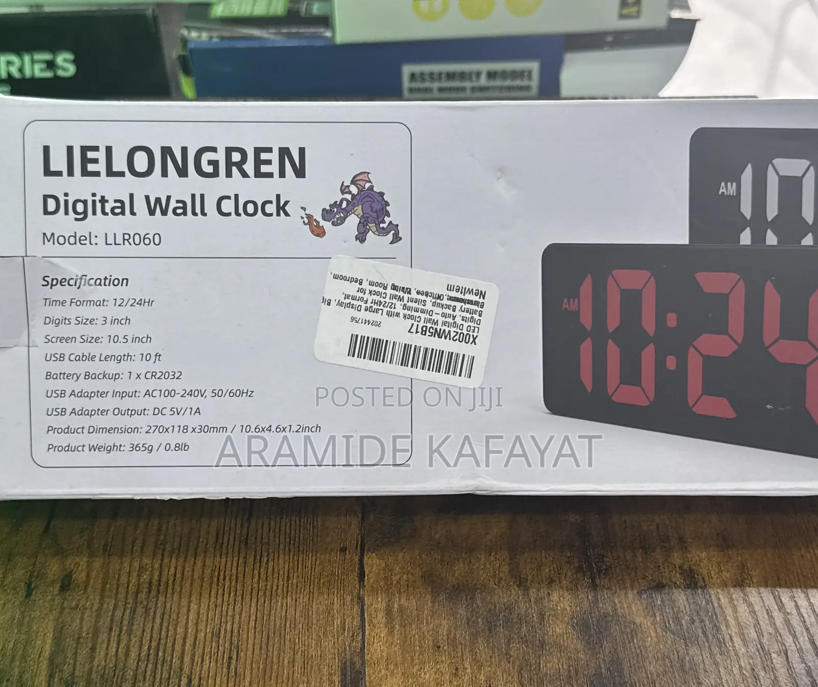 Lielongren Digital Wall Clock