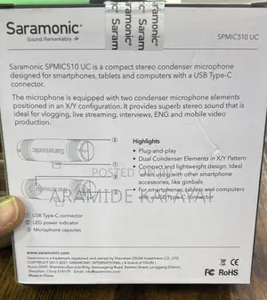 Saramonic Microphone Stereo