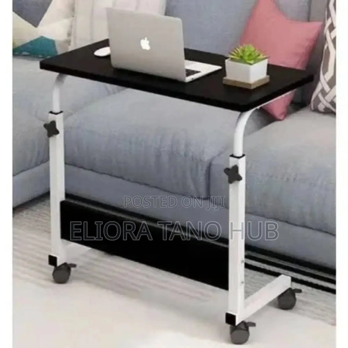 Adjustable Bedside Laptop Table Desk With Wheel