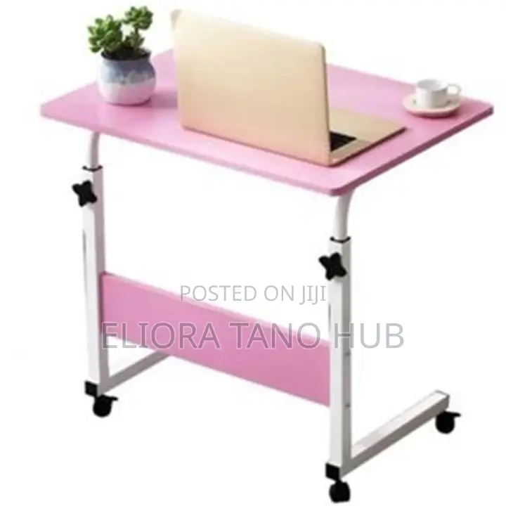 Adjustable Bedside Laptop Table Desk With Wheel
