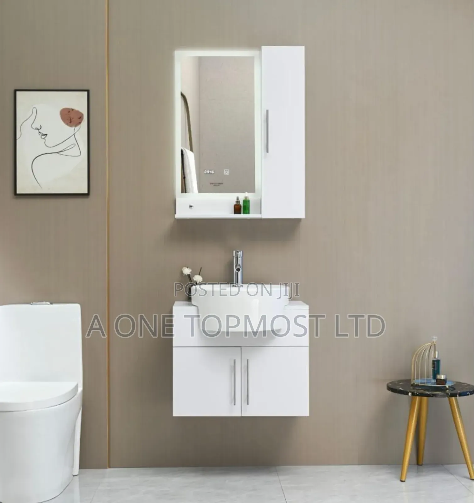 Cabinet Hanging + Led Mirror