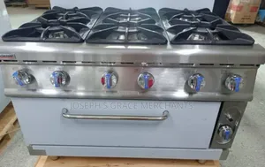 6 Bunner Industrial Gas Cooker With Oven Turkey