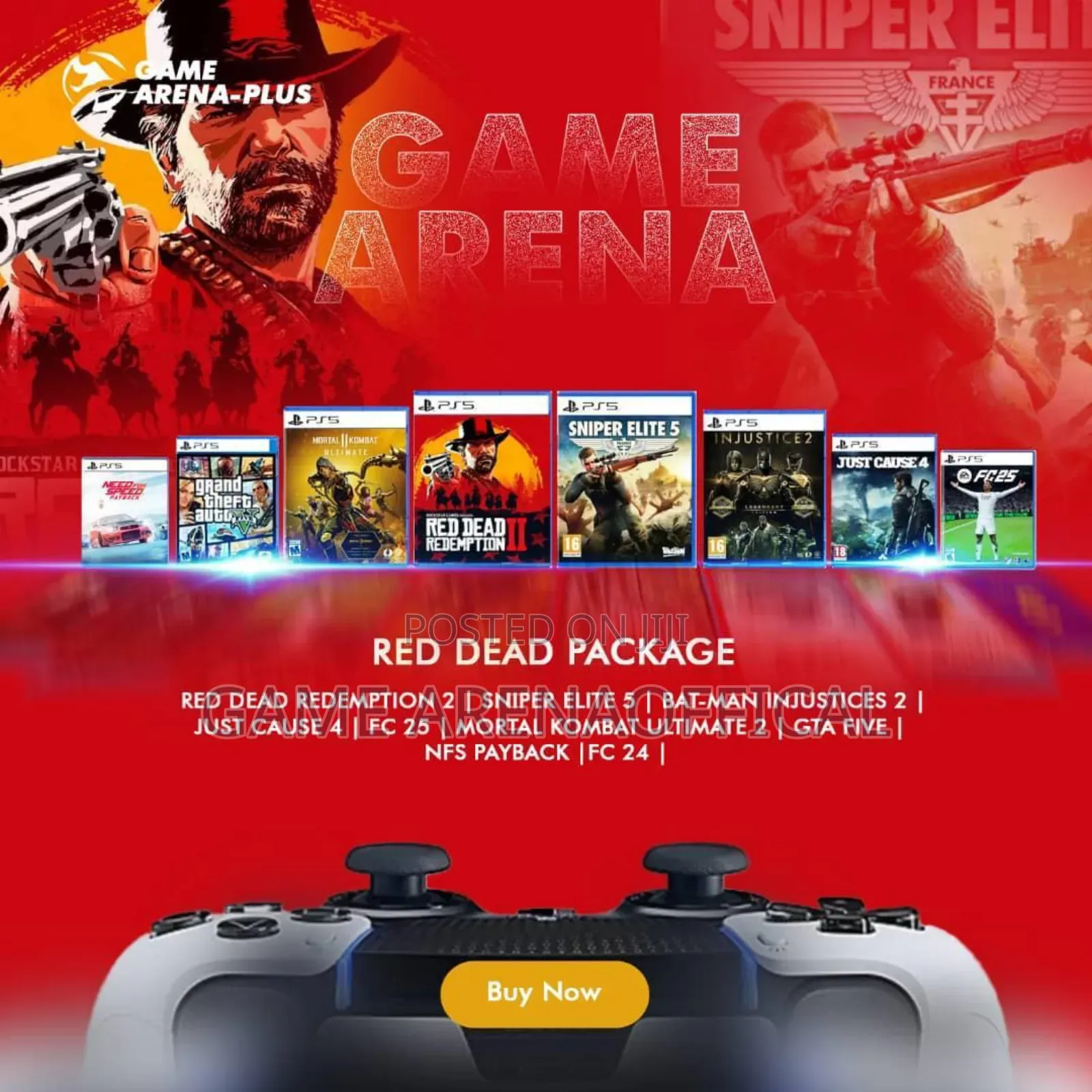 Ps5 Red Dead Package – 8 Premium Games Loaded