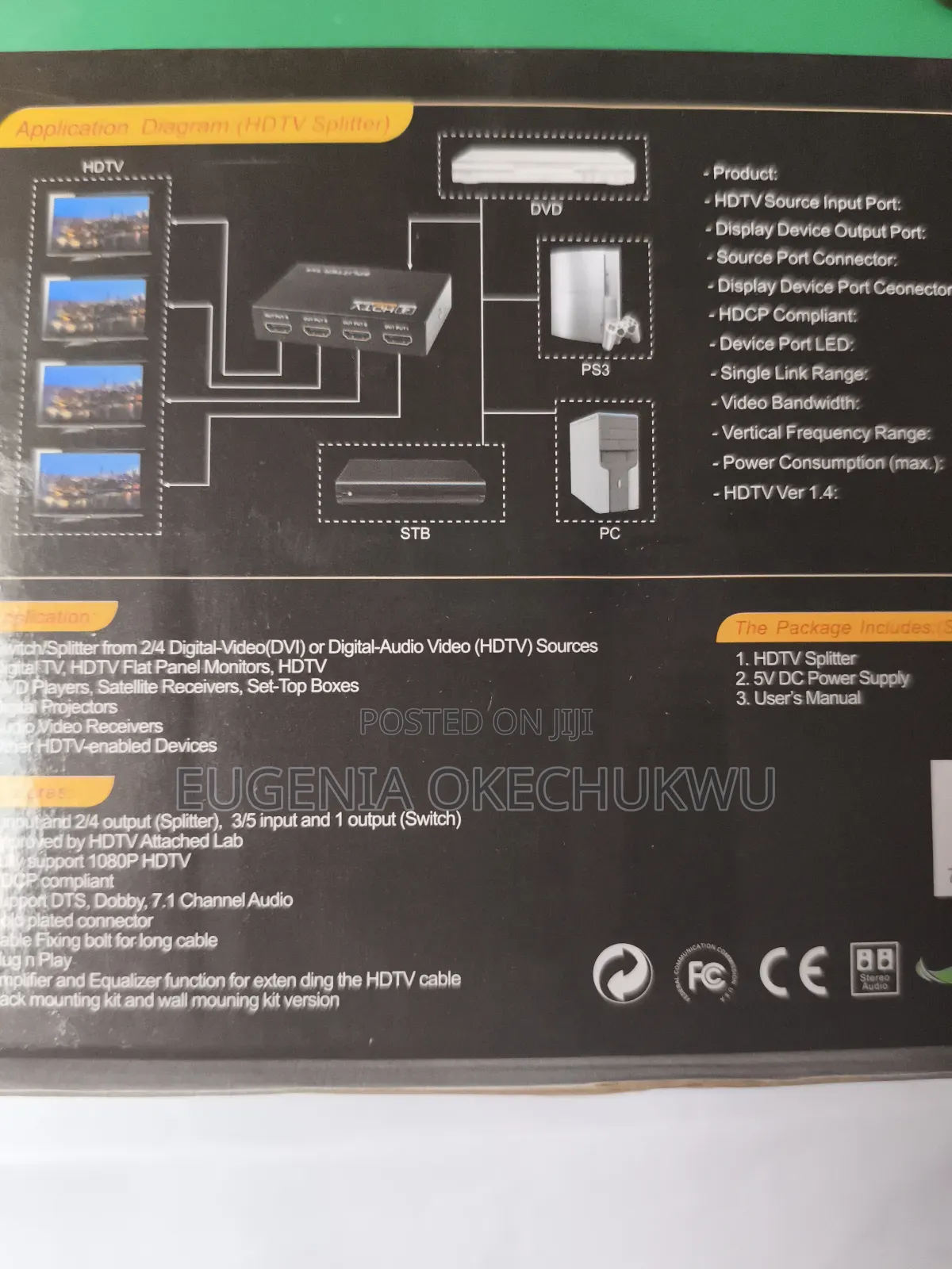 Hdmi Splitter 4port