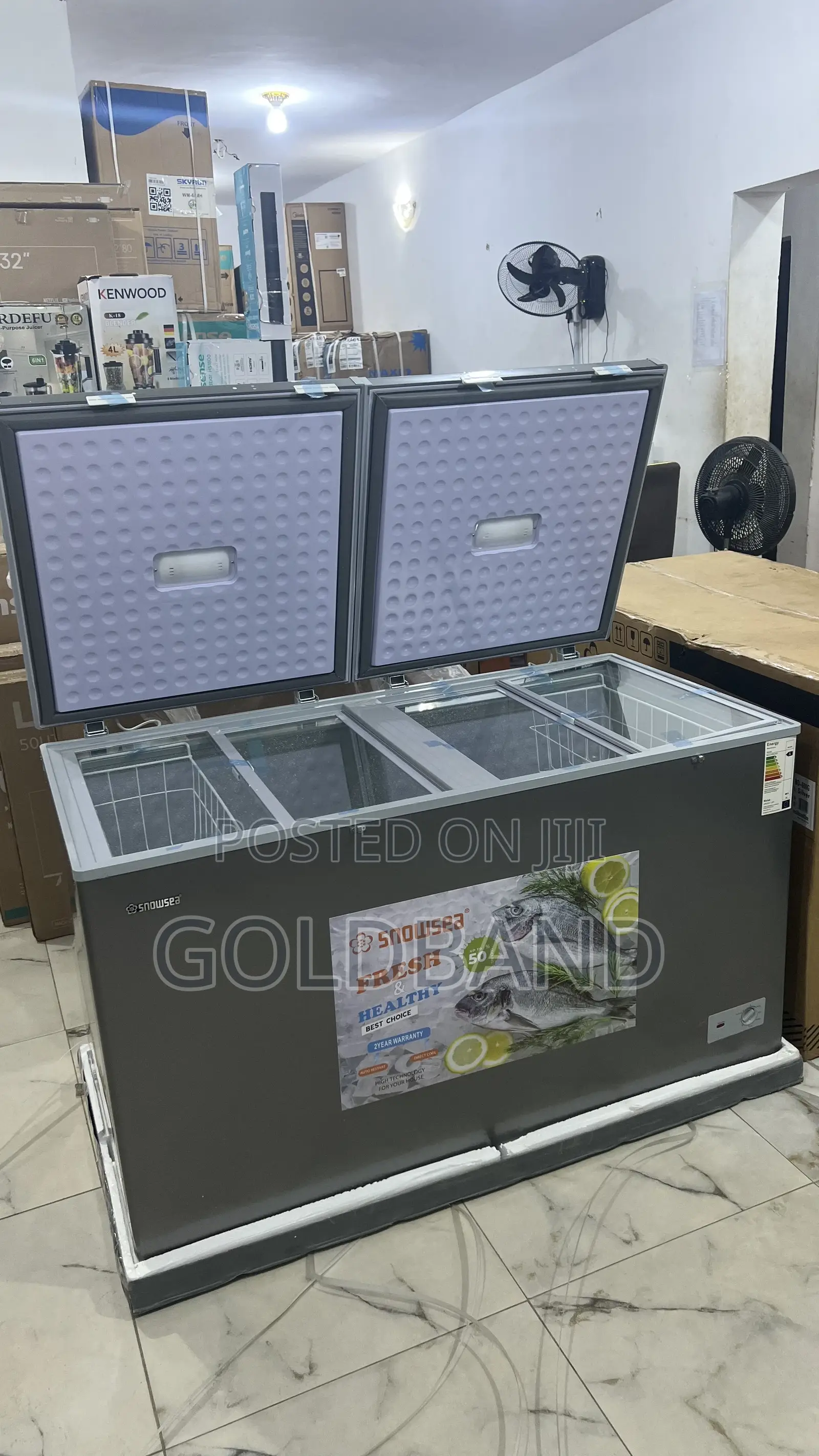 Snowsea Bd600 Double Door Chest Freezer – Powerful Cooling System