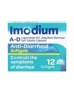 Imodium a-D Diarrhea Relief Softgels With Loperamide HCL