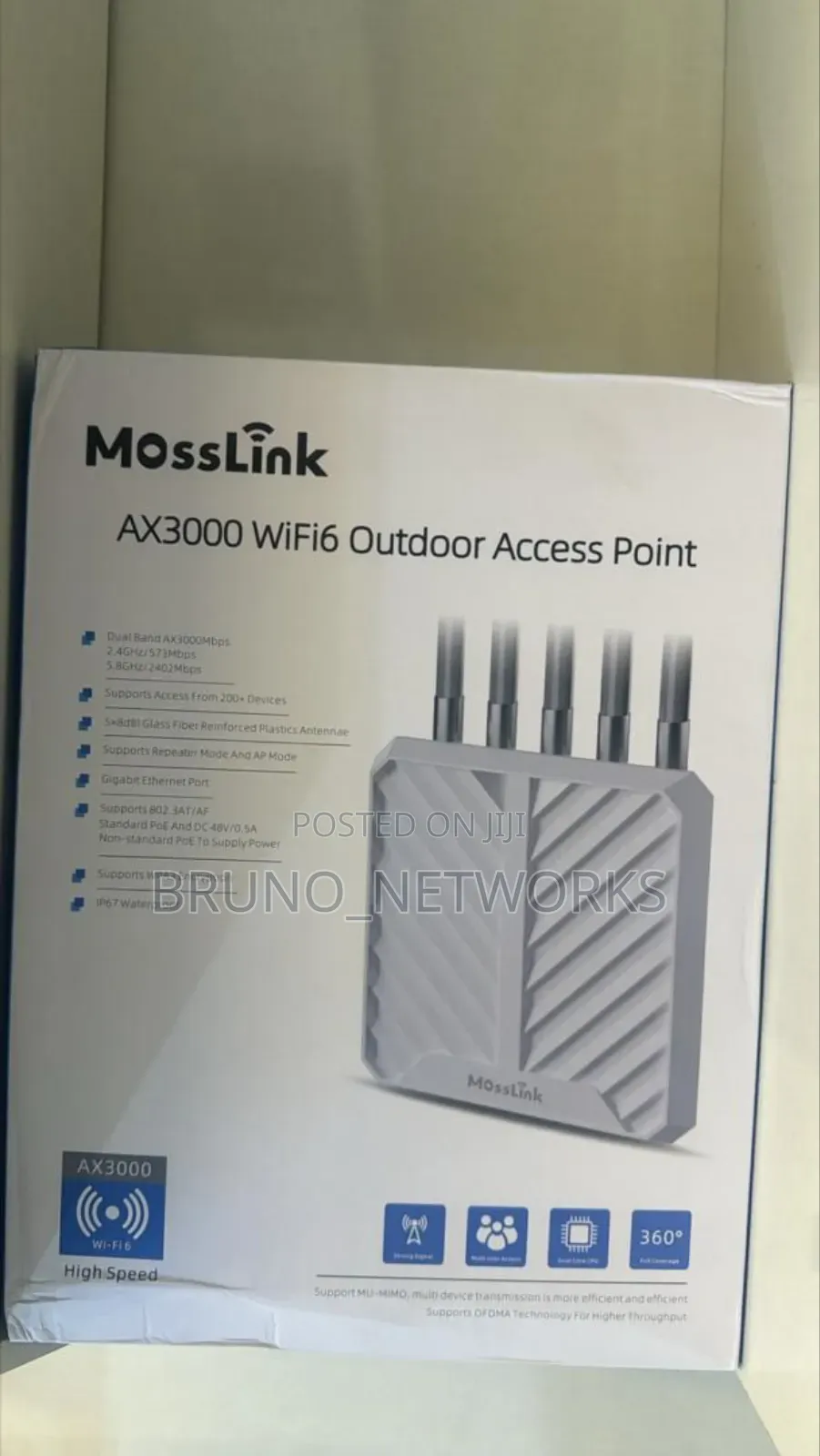 Mosslink Ax3000 Wifi6 Outdoor Access Point