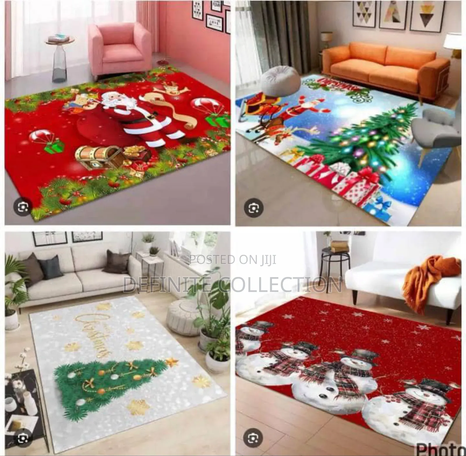 Merry Christmas Centre Rug