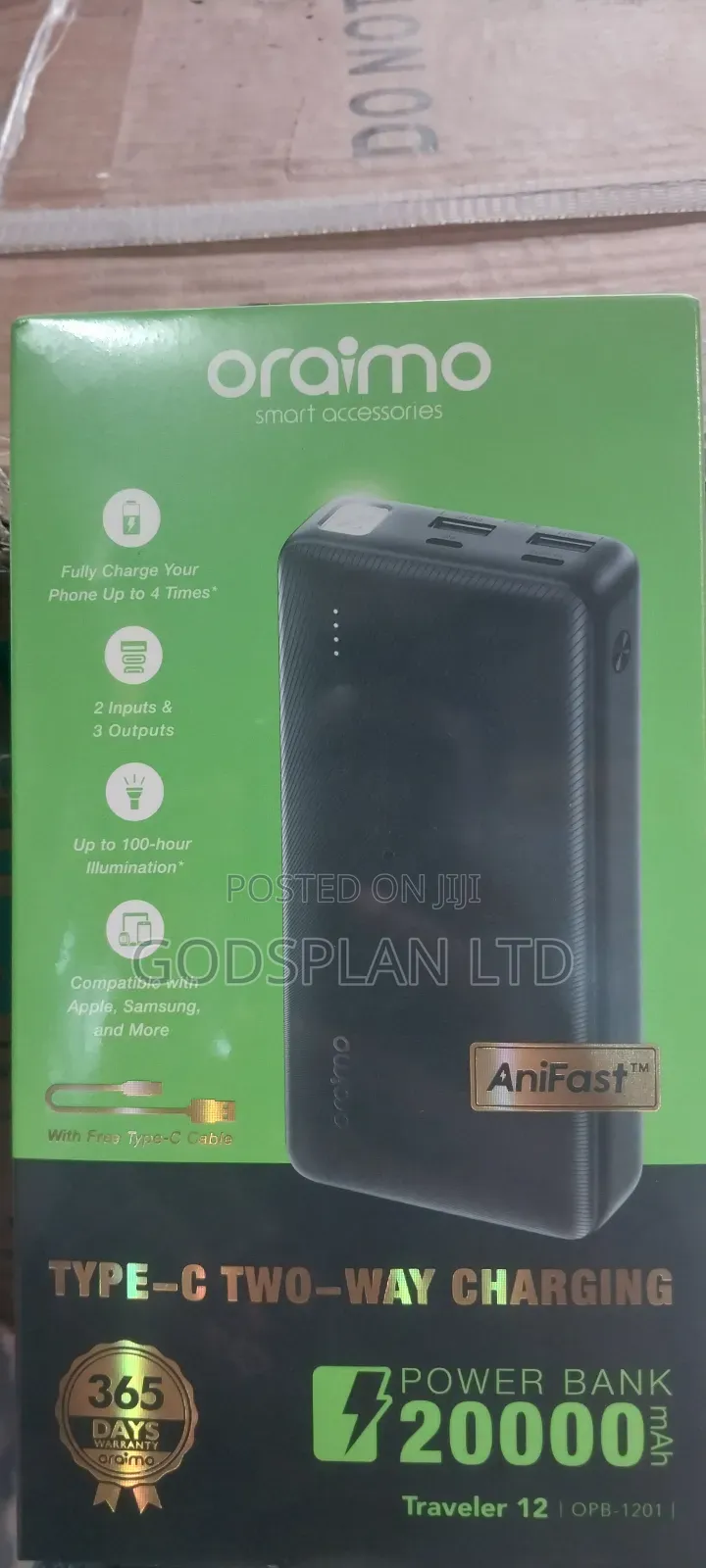 Oraimo Power Bank 20000mah