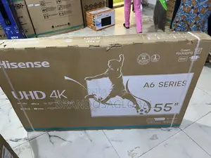 Hisense 55 Inch Smart Uhd Tv 55a6k – Elegant Silver Frame