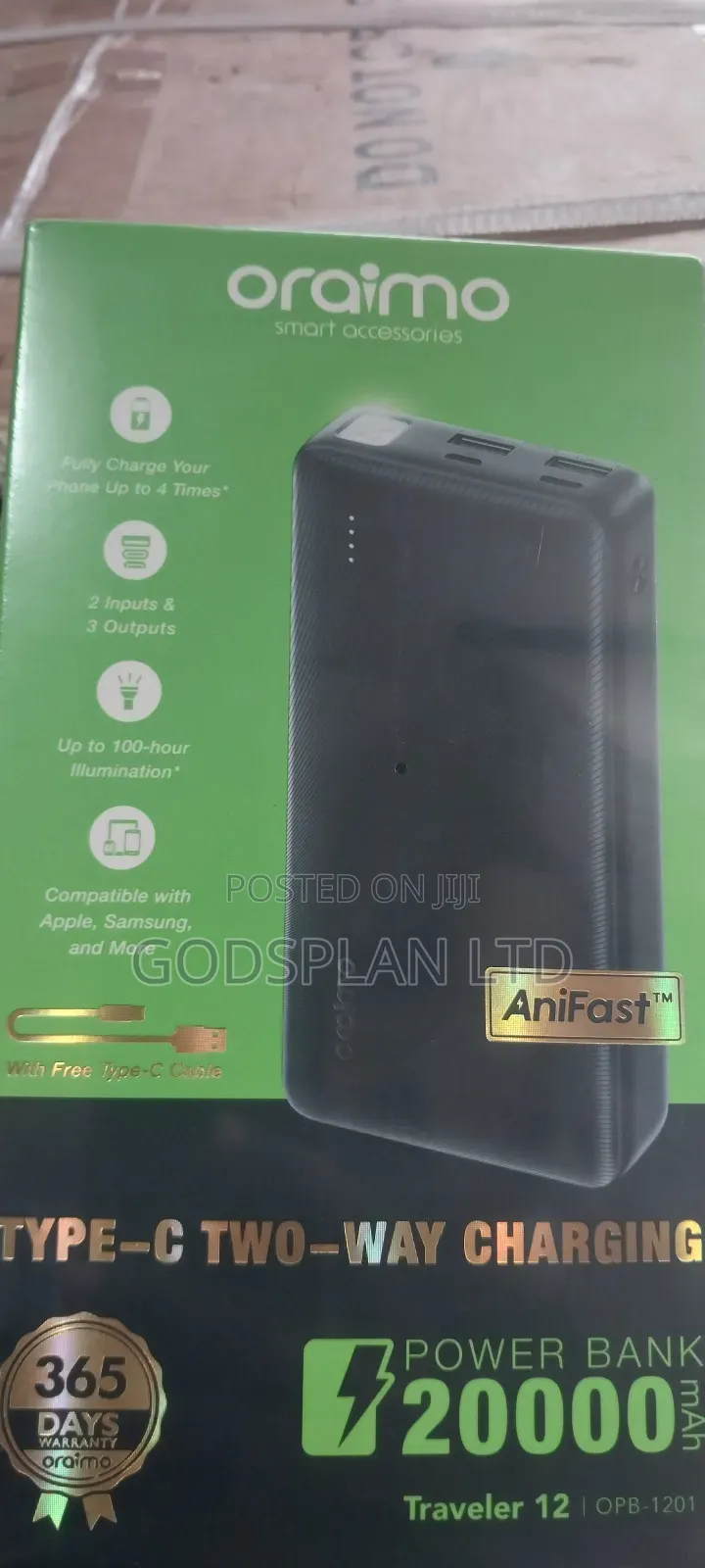Oraimo Power Bank 20000mah