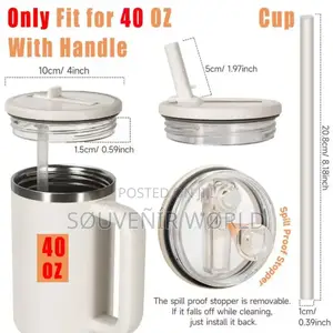 Stanley Lid Replacement Cover With Straw