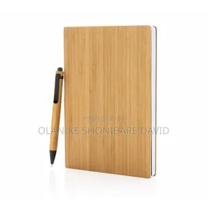 Wooden Note Pad and Pen Gift Set