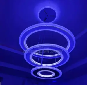 Simple 3 Rings Chandelier Light