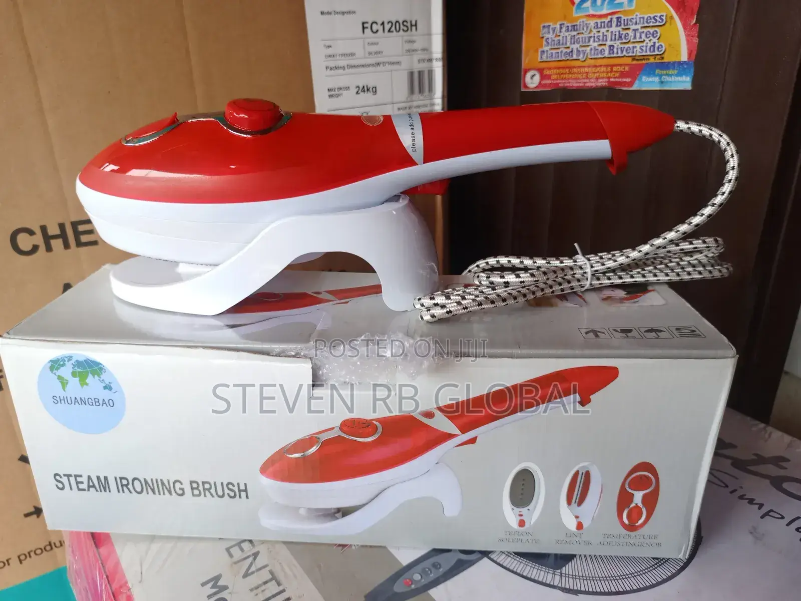 Steam Ironing Brush / Portable Garment Steamer
