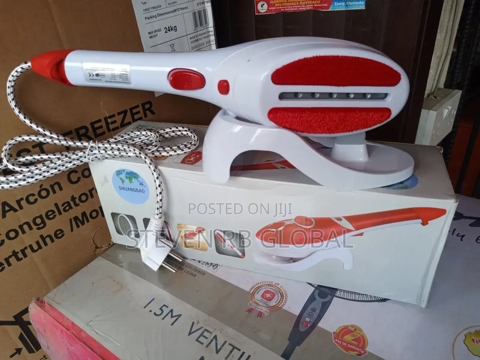 Steam Ironing Brush / Portable Garment Steamer