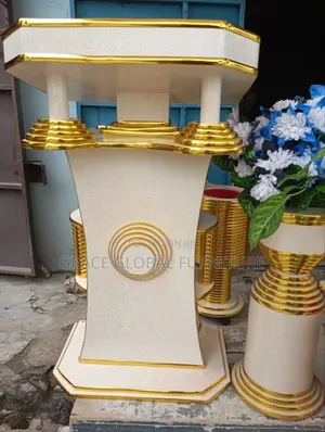 Golden Pulpit and Vase