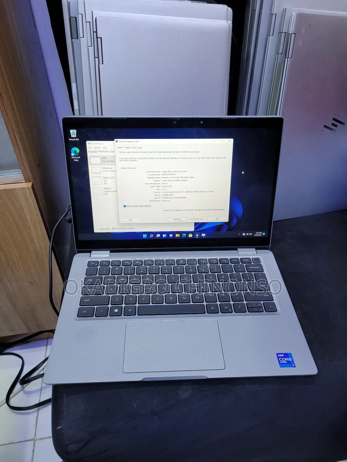 Laptop Dell Latitude 5320 32GB Intel Core i7 SSD 512GB