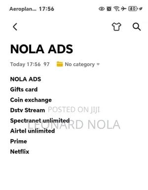 Network Stream and Unlimited Data Plan