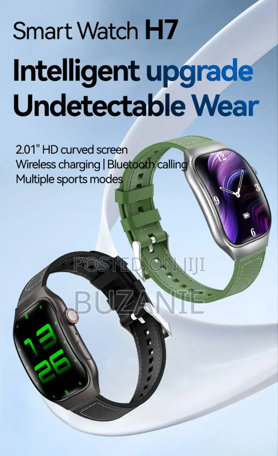Smart Watch Curved Screen H7 Bluetooth Smartwatch Android iPhone