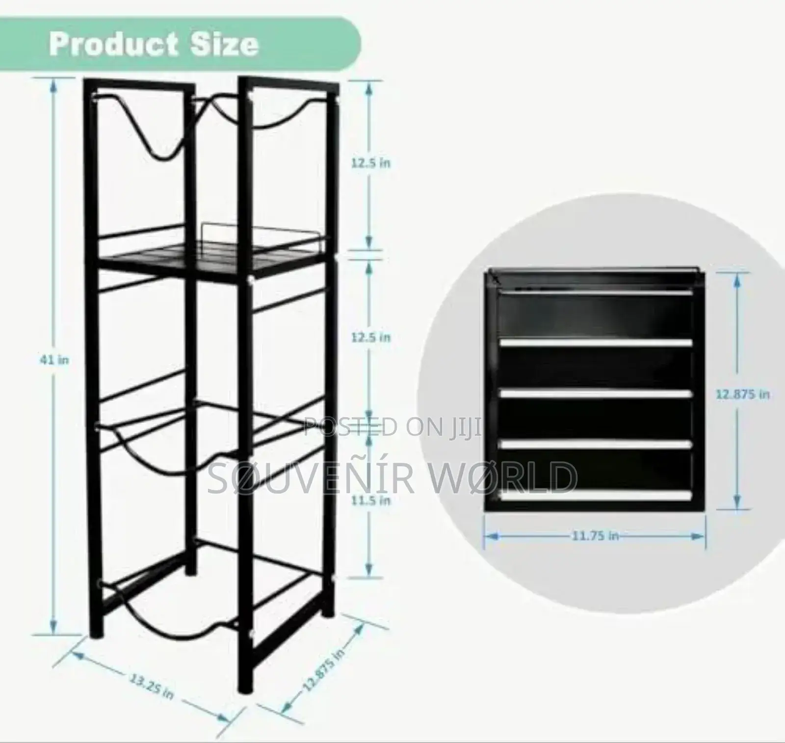 Dispenser Rack With Tap