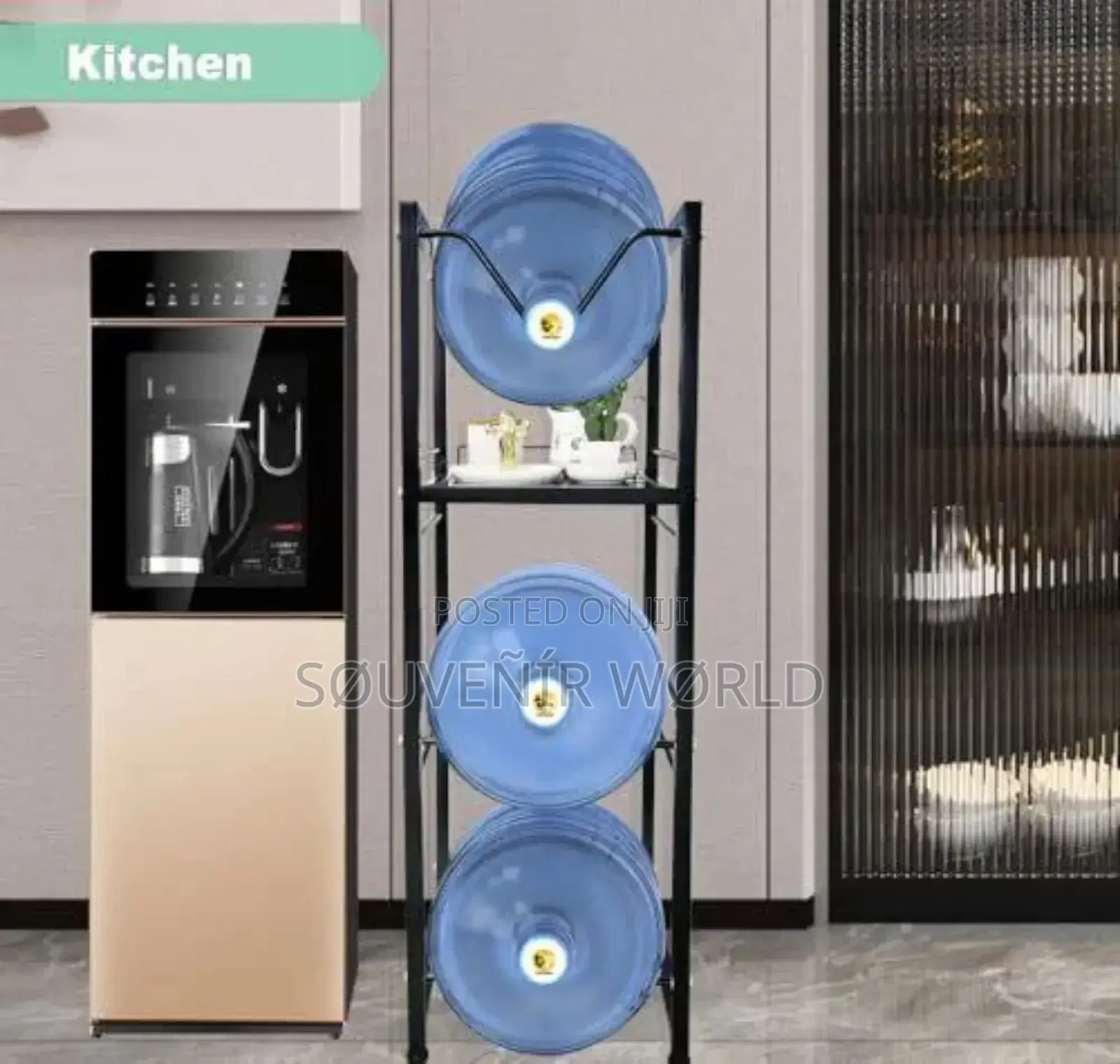 Dispenser Rack With Tap