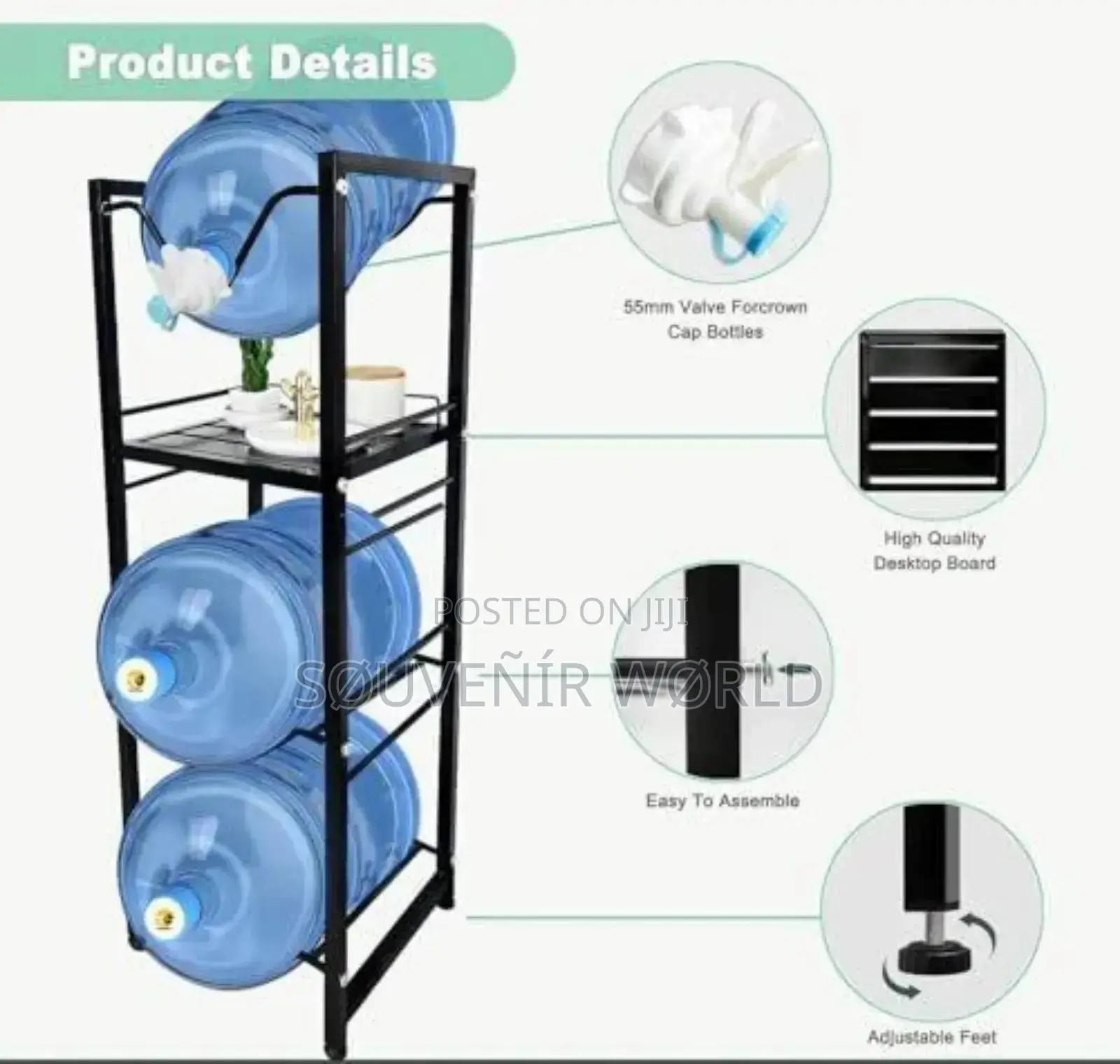 Dispenser Rack With Tap