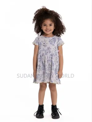 Bluey Toddler Girls Ribbed Graphic Dress, Sizes 2t-5t