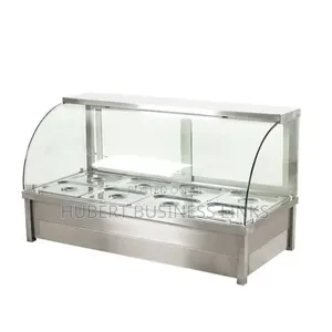Food Warmer 8bowl Curved Glass