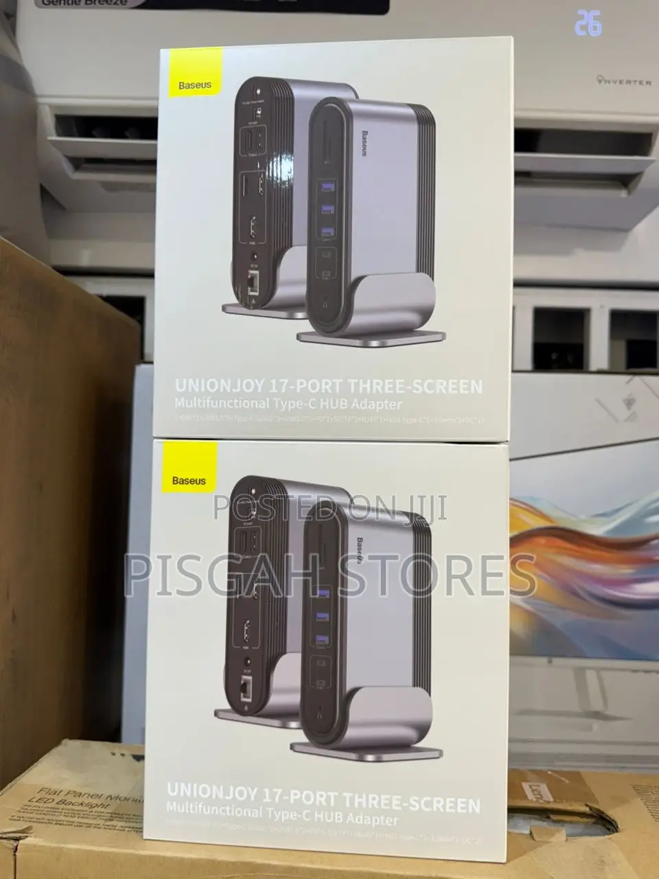 Baseus Unionjoy 17-Port Three-Screen Type-C Hub Adapter