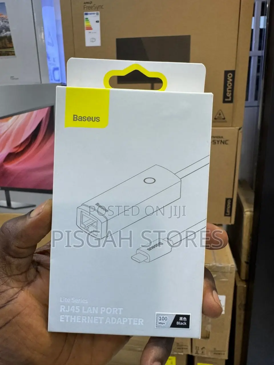 Baseus Lite Series Ethernet Adapter Type-C to Rj45 Lan
