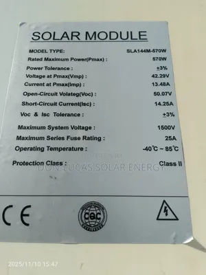 Solar Panel 570w 144cell