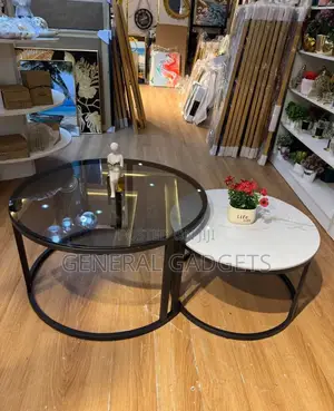Luxury 2in1 Glass Center Table