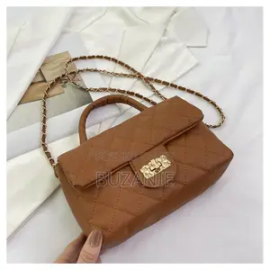 Brown Portable Luxury Ladies Bag. Ladies Mini Bag